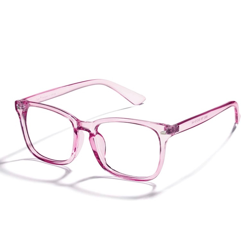 Cyxus Blue Light Glasses (color: pink/crystal purple)